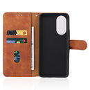 For Honor X7 Skin Feel Magnetic Buckle Calf Texture PU Phone Case(Brown)