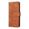 For Honor X8 Skin Feel Magnetic Buckle Calf Texture PU Phone Case(Brown)
