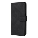For Motorola Moto G22 Skin Feel Magnetic Buckle Calf Texture PU Phone Case(Black)