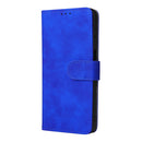 For Motorola Moto G22 Skin Feel Magnetic Buckle Calf Texture PU Phone Case(Blue)