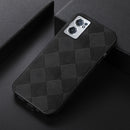 For OnePlus Nord CE 2 5G Weave Plaid PU Phone Case(Black)