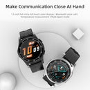 HAMTOD N1 1.3 inch TFT Screen Acrylic Surface Smart Watch, Support Bluetooth Call / Sleep Monitoring(Black)