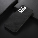 For Samsung Galaxy A23 4G Cowhide Texture PU Phone Case(Black)