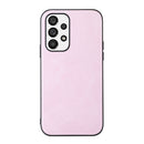For Samsung Galaxy A23 4G Cowhide Texture PU Phone Case(Pink)