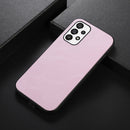 For Samsung Galaxy A23 4G Cowhide Texture PU Phone Case(Pink)