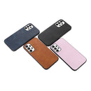 For Samsung Galaxy A23 4G Cowhide Texture PU Phone Case(Pink)