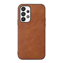 For Samsung Galaxy A23 4G Cowhide Texture PU Phone Case(Brown)