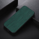 For Samsung Galaxy A23 4G Wood Texture PU Phone Case(Green)