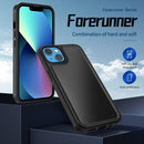 Forerunner TPU+PC Phone Case For iPhone 13(Carbon Fiber Black)