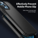 Forerunner TPU+PC Phone Case For iPhone 13 Pro(Carbon Fiber Black)