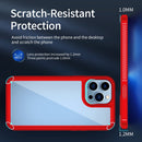 Forerunner TPU+PC Phone Case For iPhone 13 Pro Max(Red)
