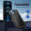 Forerunner TPU+PC Phone Case For iPhone 13 Pro Max(Carbon Fiber Black)