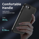 Forerunner TPU+PC Phone Case For iPhone SE 2022 / SE 2020 / 8 / 7(Carbon Fiber Black)