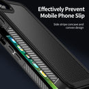 Forerunner TPU+PC Phone Case For iPhone SE 2022 / SE 2020 / 8 / 7(Carbon Fiber Black)