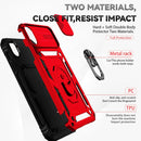 Sliding Camshield Holder Phone Case For iPhone XR(Red)