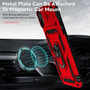Sliding Camshield Holder Phone Case For iPhone XR(Red)