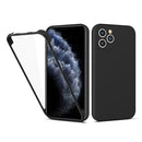 Imitation Liquid Silicone 360 Full Body Case For iPhone 13 Pro(Black)