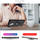 For Xiaomi Redmi 10C Shockproof TPU + PC Phone Case with 360 Degree Rotating Holder(Black)