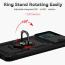 For Samsung Galaxy A12 Sliding Camshield Holder Phone Case(Black)