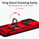 For Samsung Galaxy A12 Sliding Camshield Holder Phone Case(Red)