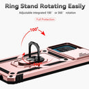 For Samsung Galaxy A12 Sliding Camshield Holder Phone Case(Rose Gold)