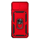 For Samsung Galaxy A22 5G Sliding Camshield Holder Phone Case(Red)