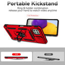 For Samsung Galaxy A22 5G Sliding Camshield Holder Phone Case(Red)