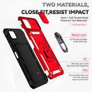 For Samsung Galaxy A22 5G Sliding Camshield Holder Phone Case(Red)