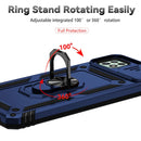 For Samsung Galaxy A22 5G Sliding Camshield Holder Phone Case(Blue)
