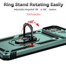 For Samsung Galaxy A22 5G Sliding Camshield Holder Phone Case(Dark Green)