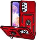 For Samsung Galaxy A23 Sliding Camshield Holder Phone Case(Red)