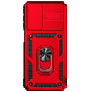 For Samsung Galaxy A23 Sliding Camshield Holder Phone Case(Red)