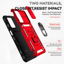 For Samsung Galaxy A23 Sliding Camshield Holder Phone Case(Red)