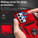 For Samsung Galaxy A23 Sliding Camshield Holder Phone Case(Red)