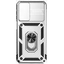 For Samsung Galaxy A23 Sliding Camshield Holder Phone Case(Silver)