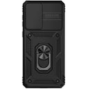 For Samsung Galaxy A33 5G Sliding Camshield Holder Phone Case(Black)