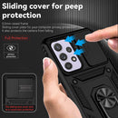 For Samsung Galaxy A33 5G Sliding Camshield Holder Phone Case(Black)