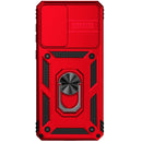 For Samsung Galaxy A33 5G Sliding Camshield Holder Phone Case(Red)