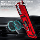 For Samsung Galaxy A33 5G Sliding Camshield Holder Phone Case(Red)