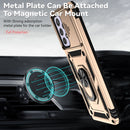 For Samsung Galaxy A33 5G Sliding Camshield Holder Phone Case(Gold)