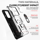 For Samsung Galaxy A33 5G Sliding Camshield Holder Phone Case(Silver)