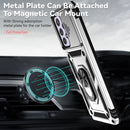 For Samsung Galaxy A33 5G Sliding Camshield Holder Phone Case(Silver)