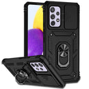For Samsung Galaxy A53 5G Sliding Camshield Holder Phone Case(Black)