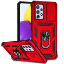 For Samsung Galaxy A53 5G Sliding Camshield Holder Phone Case(Red)