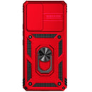 For Samsung Galaxy A53 5G Sliding Camshield Holder Phone Case(Red)