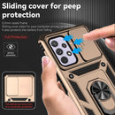 For Samsung Galaxy A53 5G Sliding Camshield Holder Phone Case(Gold)