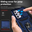 For Samsung Galaxy A53 5G Sliding Camshield Holder Phone Case(Blue)
