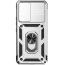 For Samsung Galaxy A53 5G Sliding Camshield Holder Phone Case(Silver)