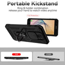 For Samsung Galaxy J7 Prime Sliding Camshield Holder Phone Case(Black)