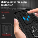 For Samsung Galaxy J7 Prime Sliding Camshield Holder Phone Case(Black)